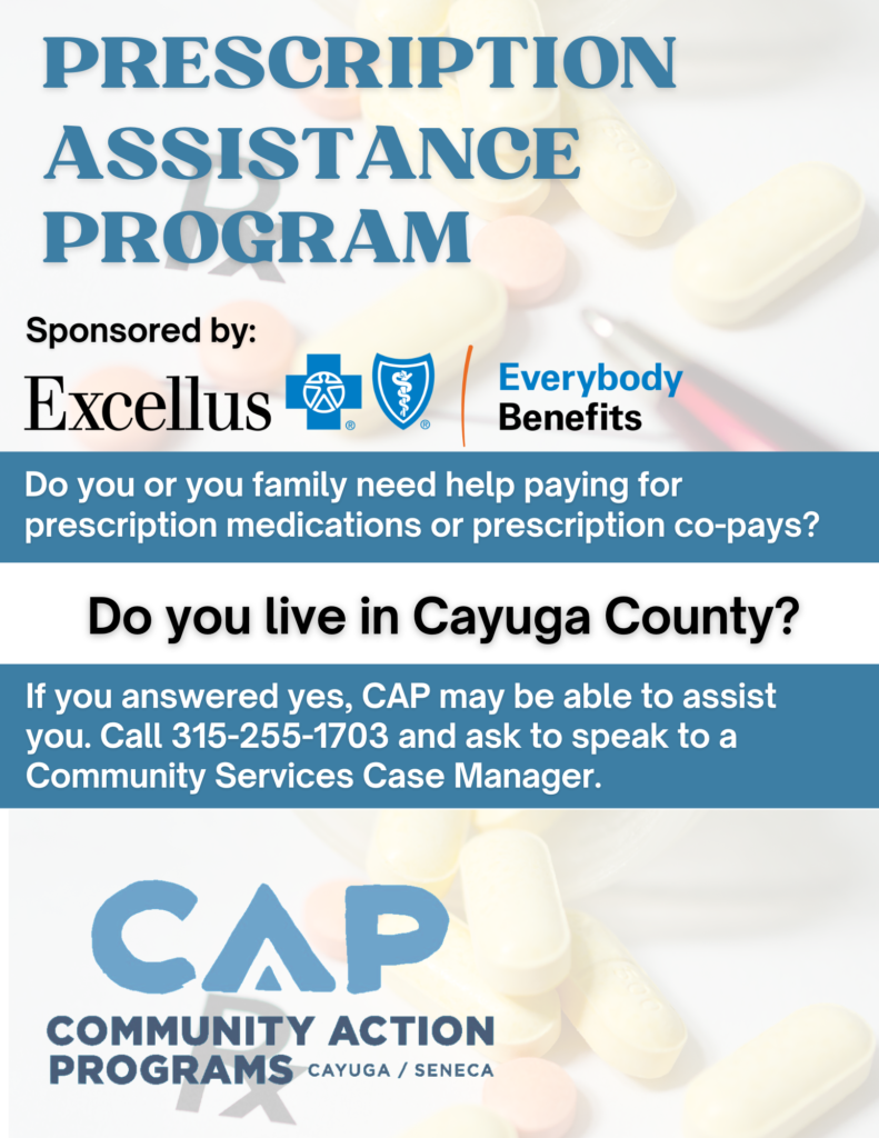 Prescription Assistance – CAP Cayuga/Seneca