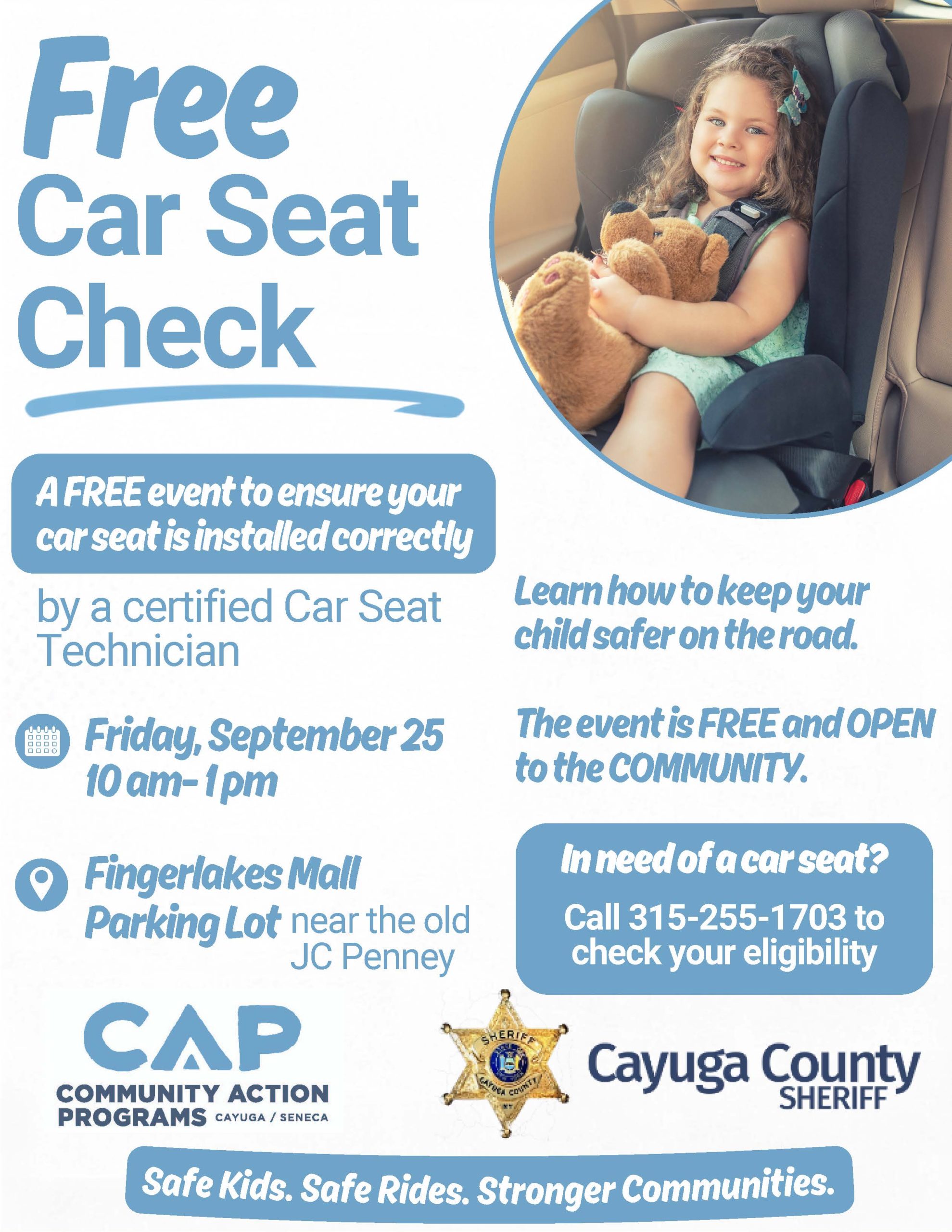 Car Seat Check Flyer